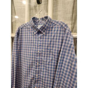 Southern Tide Plaid Longsleeve‎ Men's Button Front Shirt